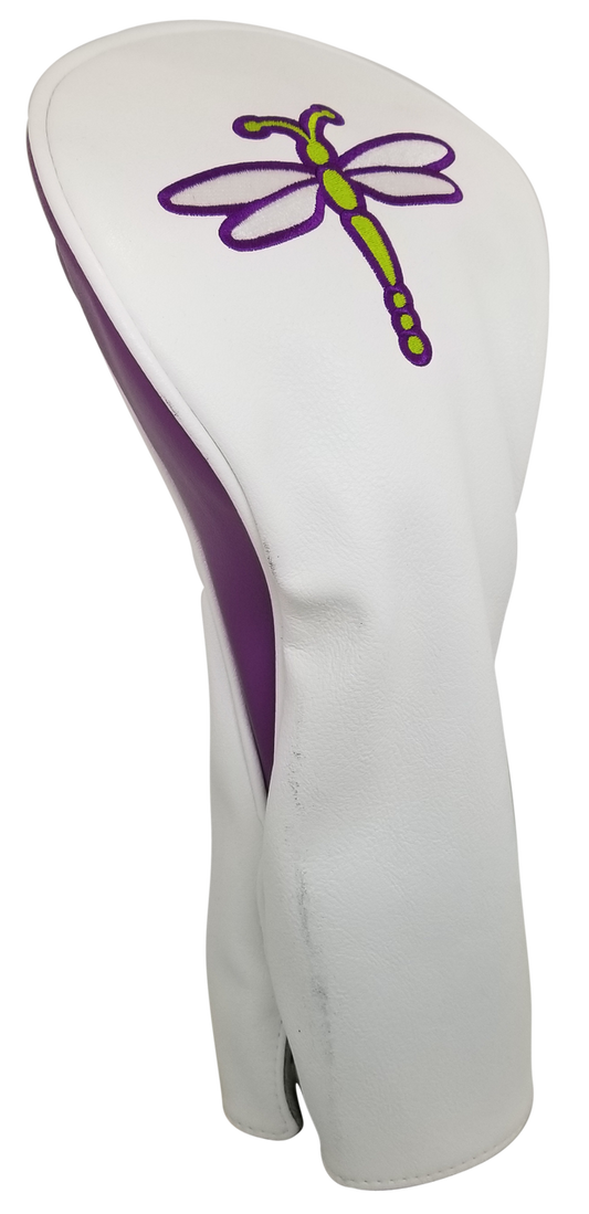 Dragonfly Embroidered Driver Headcover by ReadyGOLF