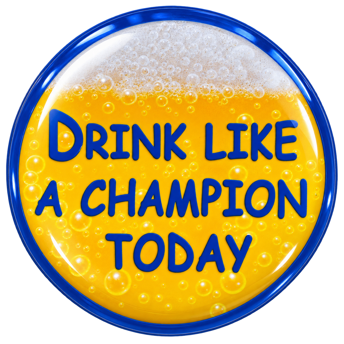 Drink Like A Champion Today Ball Marker & Hat Clip by ReadyGOLF