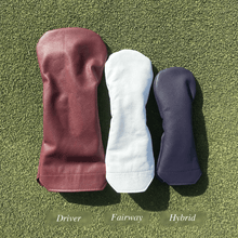 Load image into Gallery viewer, Solid Fairway Leather Headcovers
