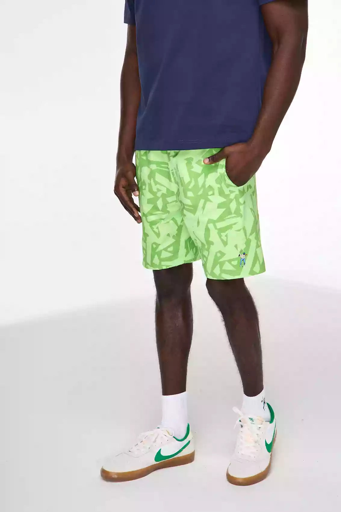 Shatter Print Crossover Short