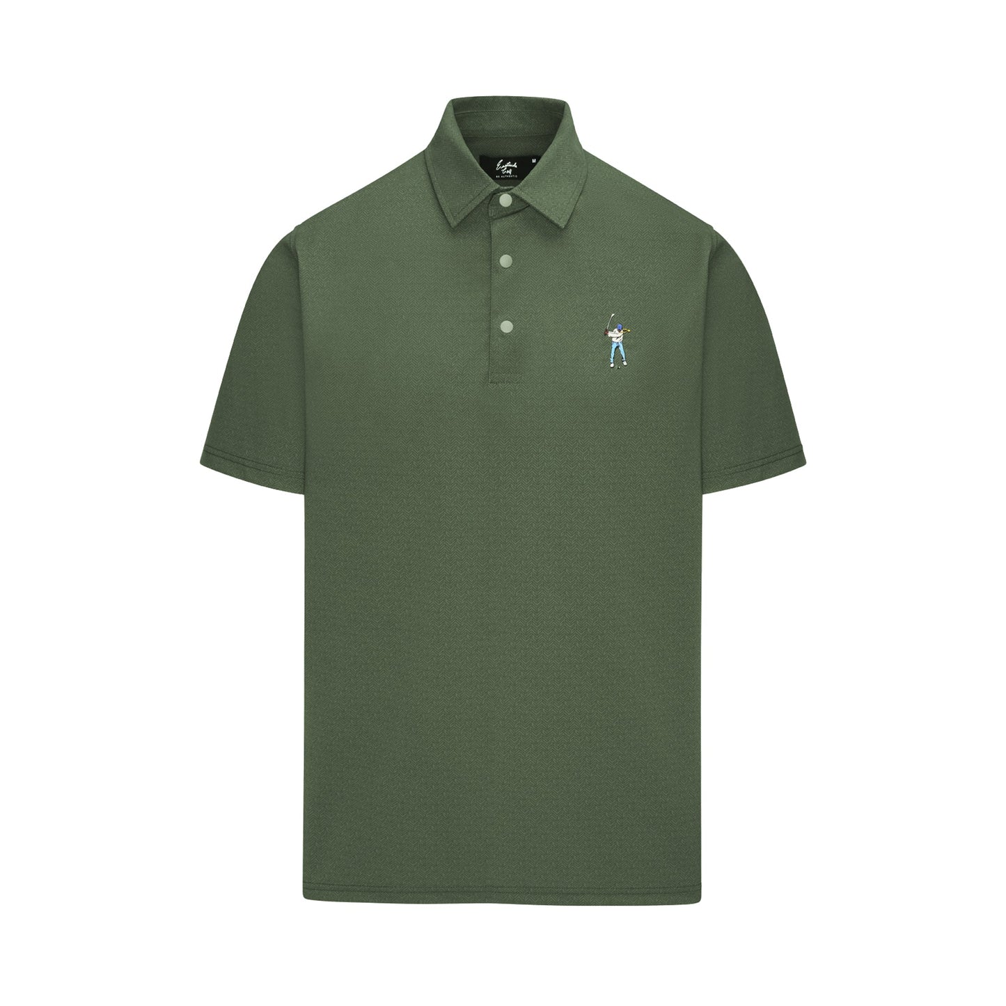 Tweed Snap Placket Polo