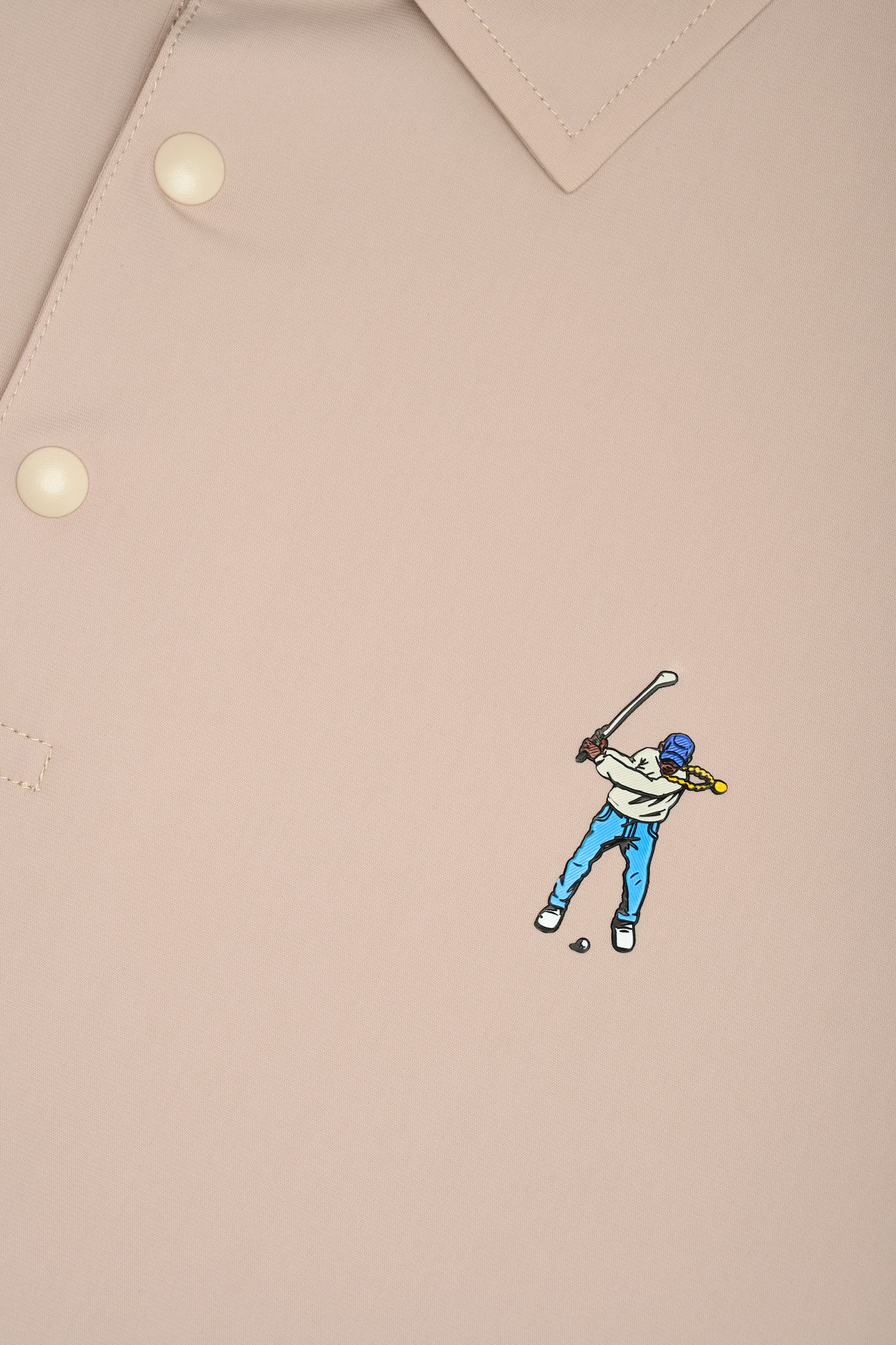 Snap Placket Polo