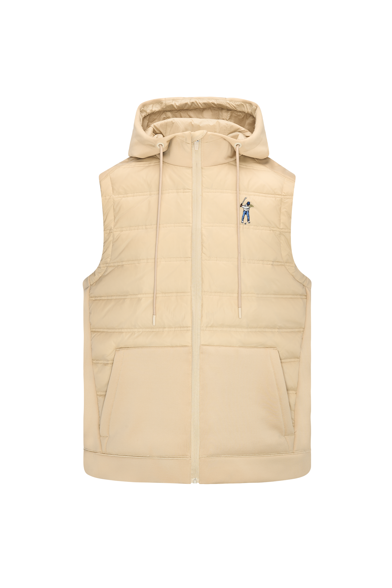 Quilted Vest Hoodie