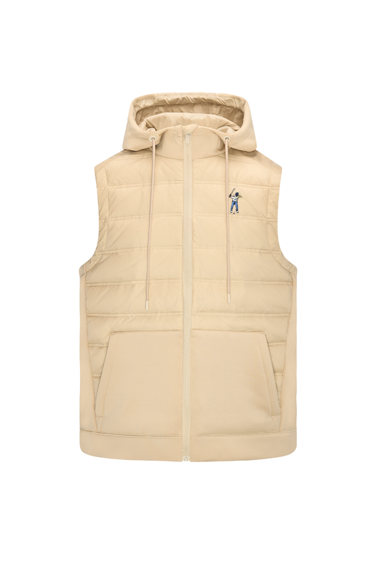 Quilted Vest Hoodie