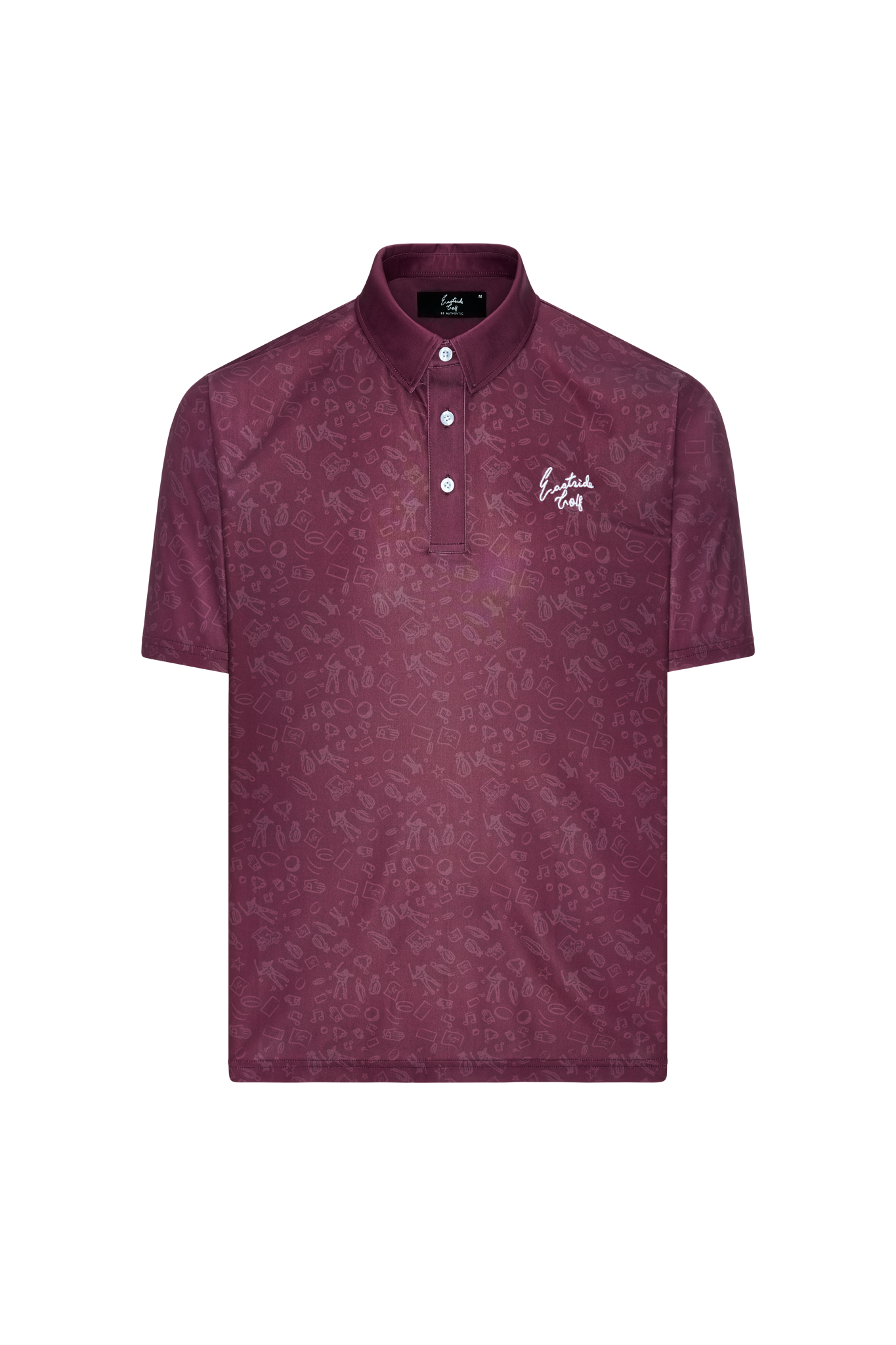 Doodle Sketch Signature Polo