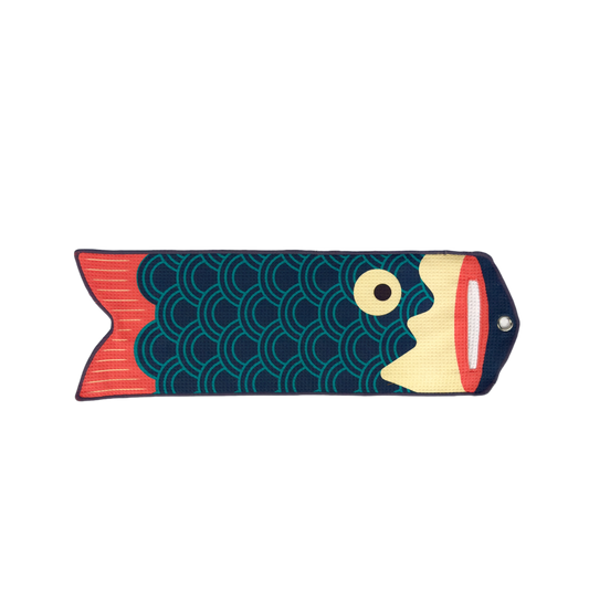 Koi Utility Towel (Blue)