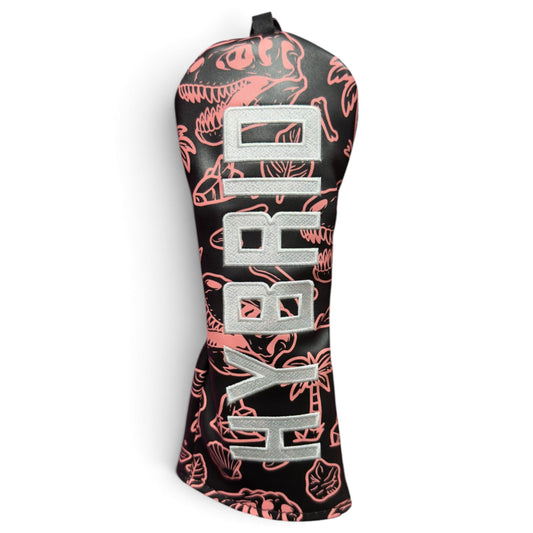 Fossil Fairways Hybrid Headcover – Premium Faux Leather Hybrid Cover – Elastic Fit – Embroidered Letters