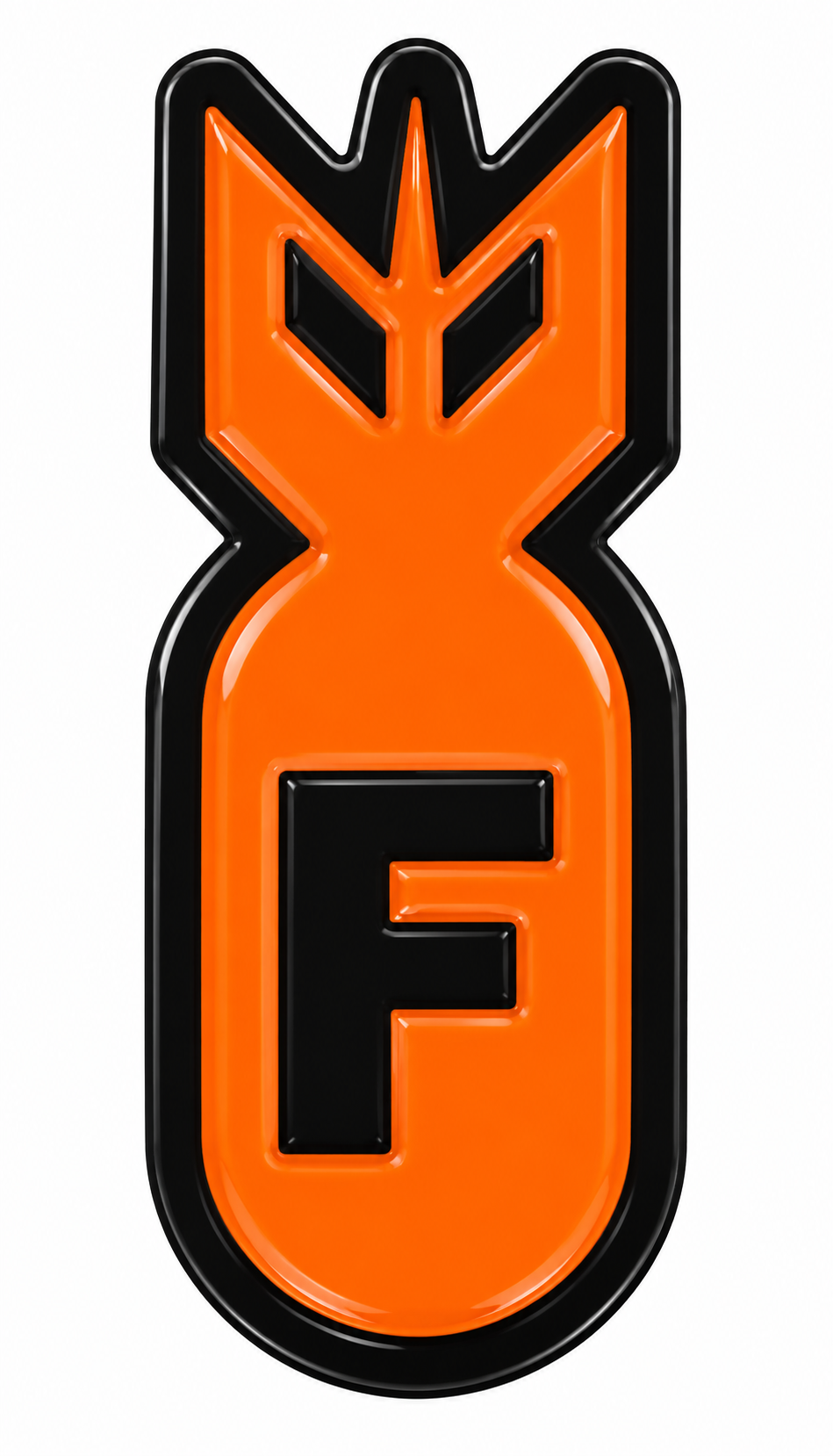 F-Bomb Orange Ball Marker & Hat Clip by ReadyGOLF