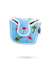 Load image into Gallery viewer, Dancing Flamingos - Mallet Putter Cover
