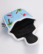 Load image into Gallery viewer, Dancing Flamingos - Mallet Putter Cover
