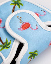 Load image into Gallery viewer, Dancing Flamingos - Mallet Putter Cover
