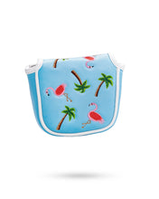 Load image into Gallery viewer, Dancing Flamingos - Mallet Putter Cover
