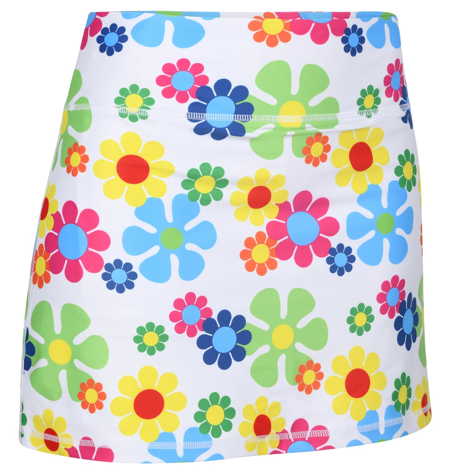 Flower Power Ladies Active SKORT by ReadyGOLF