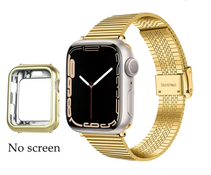 Stylish Stainless Steel Apple Watch Band - Elevate Your Look with Durability and Comfort