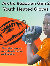 Load image into Gallery viewer, Black &amp; Blue GEN 2 Heated Sports Glove
