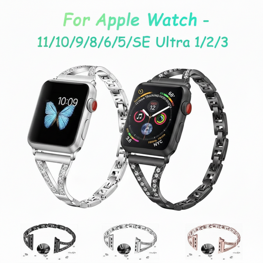 Stainless Steel Apple Watch Strap Series 11/10/9/8/7/6/5/4/ SE / Ultra 1/2/3