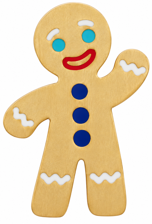 Gingerbread Man Golf Ball Marker by ReadyGOLF