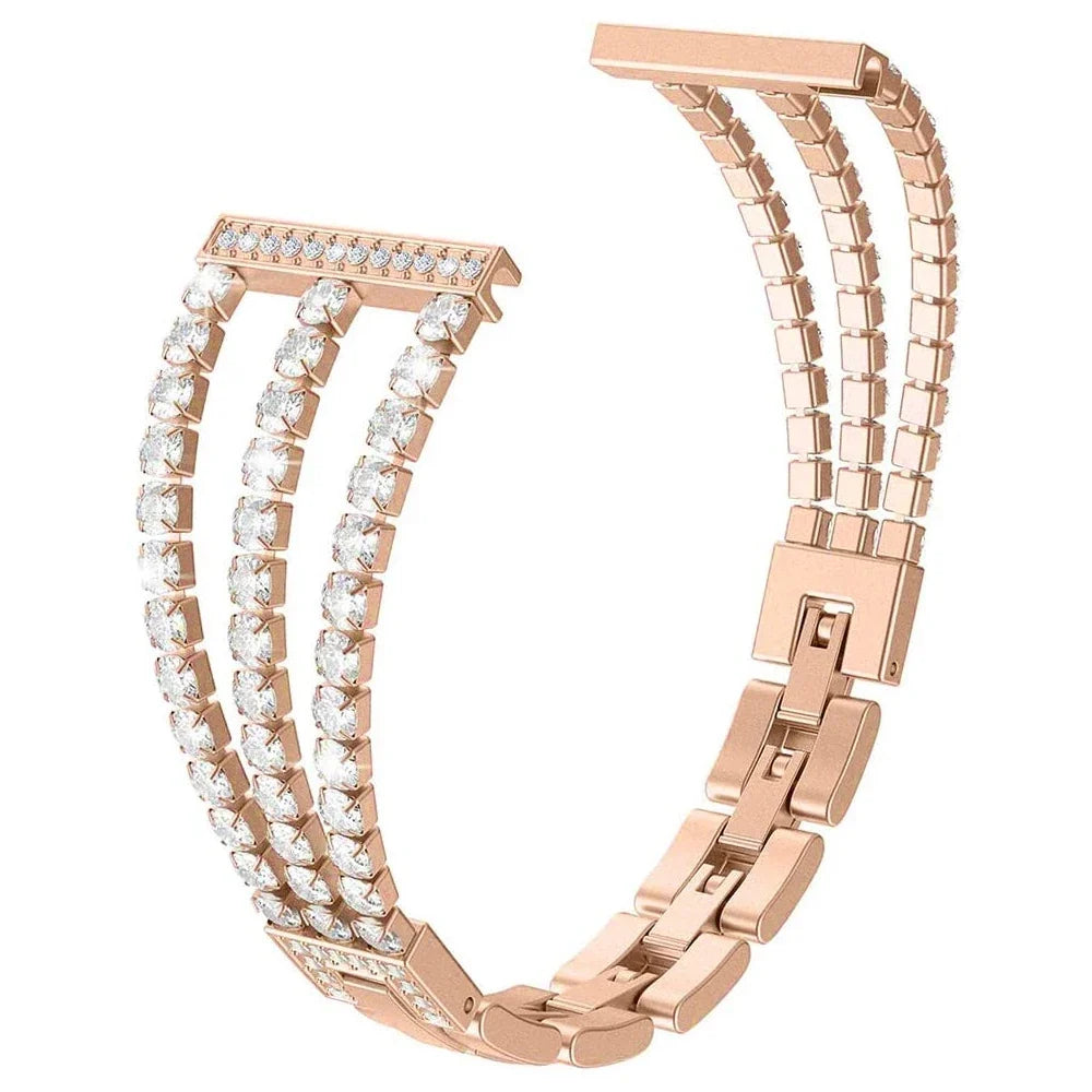 Fitbit Versa 4, Versa 3, Sense 2 & Sense Rhinestone Bracelet Band