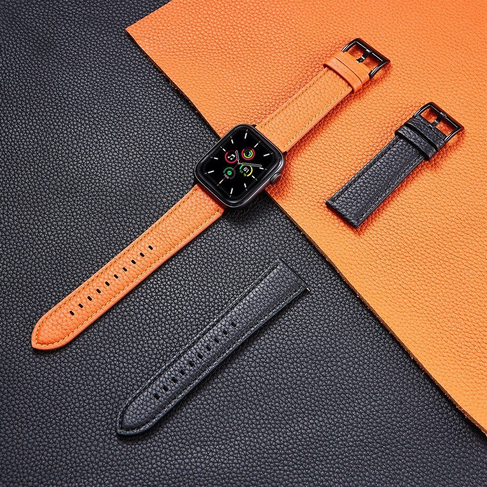 Genuine Leather Loop Apple Watch Band Series 11/10/9/8/7/6/5/4/ SE / Ultra 1/2/3