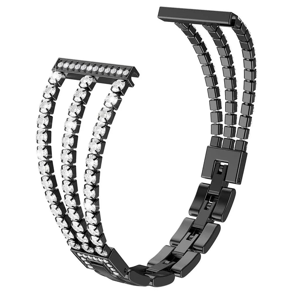 Fitbit Versa 4, Versa 3, Sense 2 & Sense Rhinestone Bracelet Band