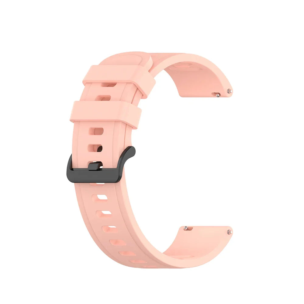 Motorola Moto Watch Textured Silicone Band with Black Pin Buckle