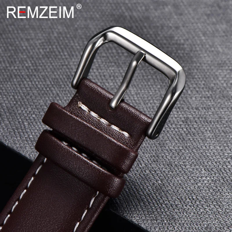 OnePlus Watch Soft Calfskin Band, Plain or White Stitching