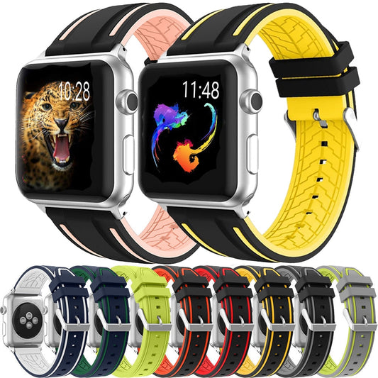 Sport Soft Silicone Strap For Apple Watch - Comfort & Style