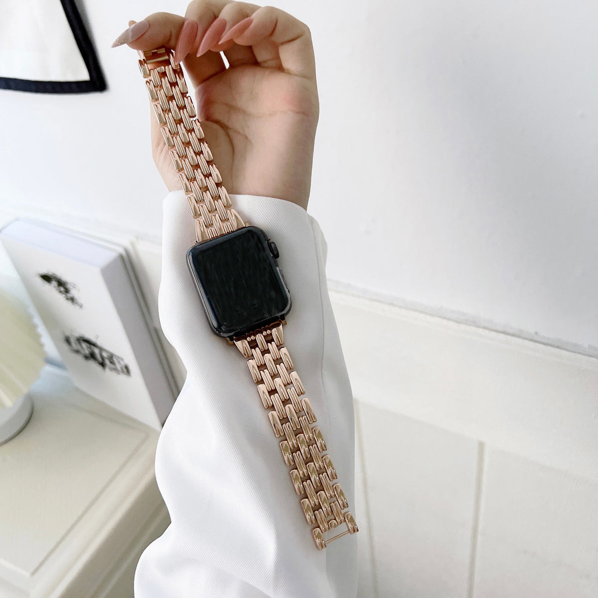 Stainless Steel Luxury Band for Apple Watch – Series 1–11 & Ultra