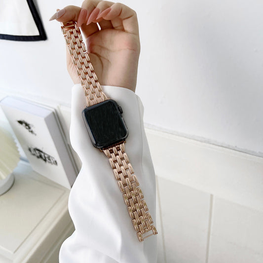 Stainless Steel Luxury Band for Apple Watch – Series 1–11 & Ultra