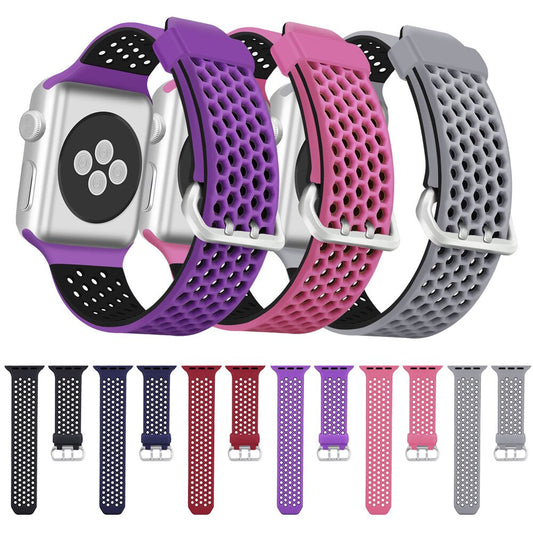 Silicone Apple Watch Band Series 11/10/9/8/7/6/5/4/ SE / Ultra 1/2/3