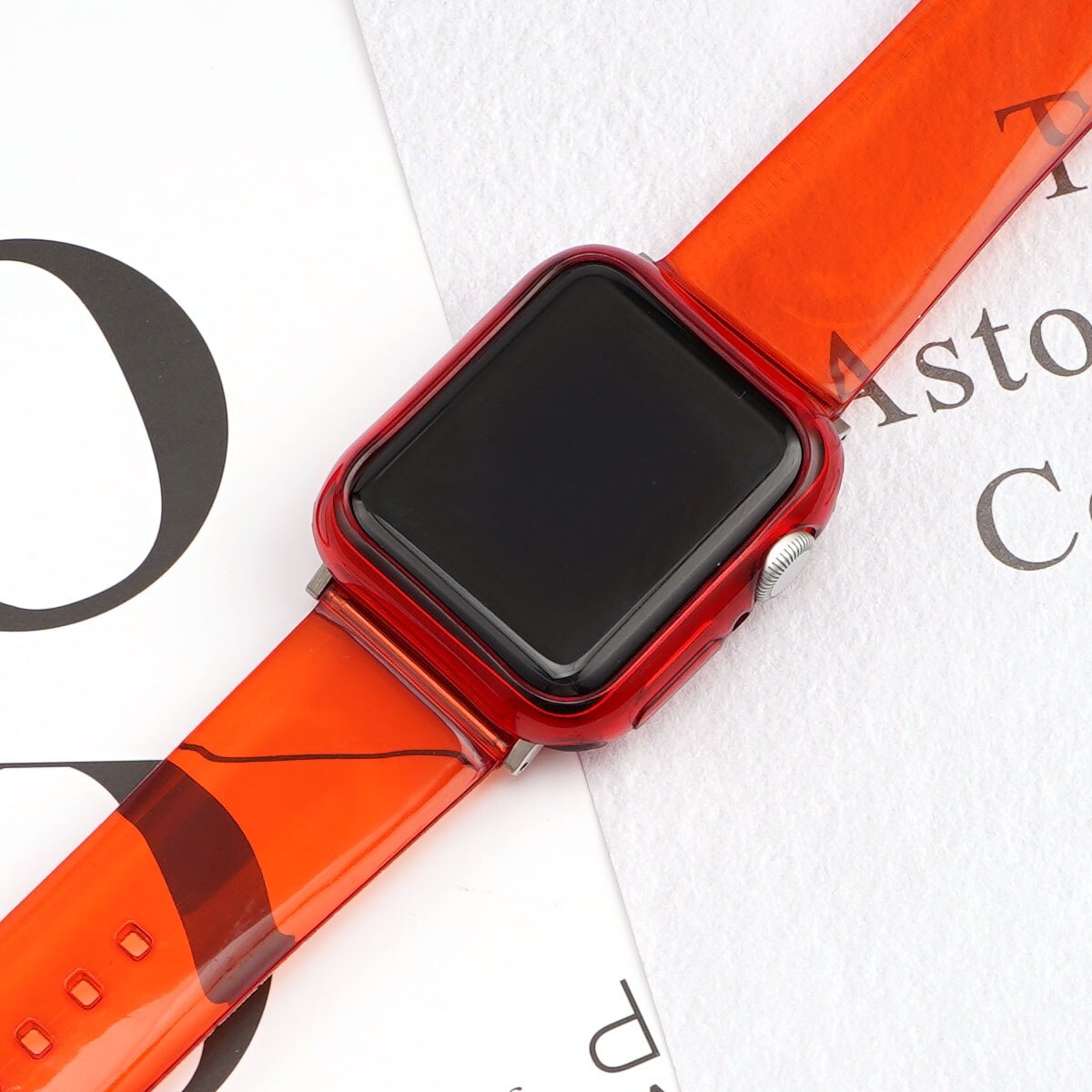 Silicone Apple Watch Band + Case