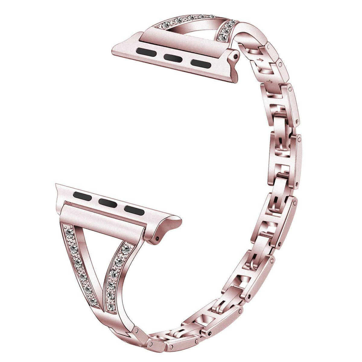 Diamond - Steel Apple Watch Band Series 11/10/9/8/7/6/5/4/ SE / Ultra 1/2/3