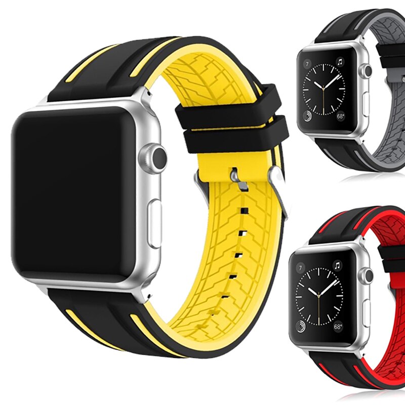 Sport Soft Silicone Strap For Apple Watch - Comfort & Style