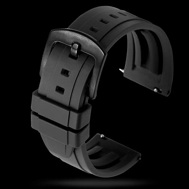 TicWatch Pro 5, Pro 3 & E3 Grooved FKM Rubber Band