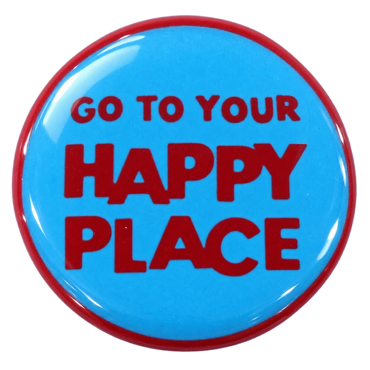 Happy Place Golf Ball Marker by ReadyGOLF