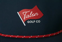 Load image into Gallery viewer, Blue Baseball Hat w/ Red Rope - Flag Logo
