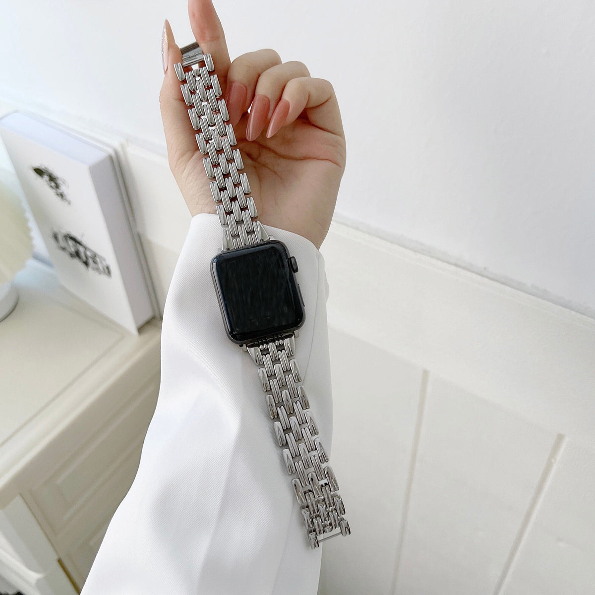 Stainless Steel Luxury Band for Apple Watch – Series 1–11 & Ultra