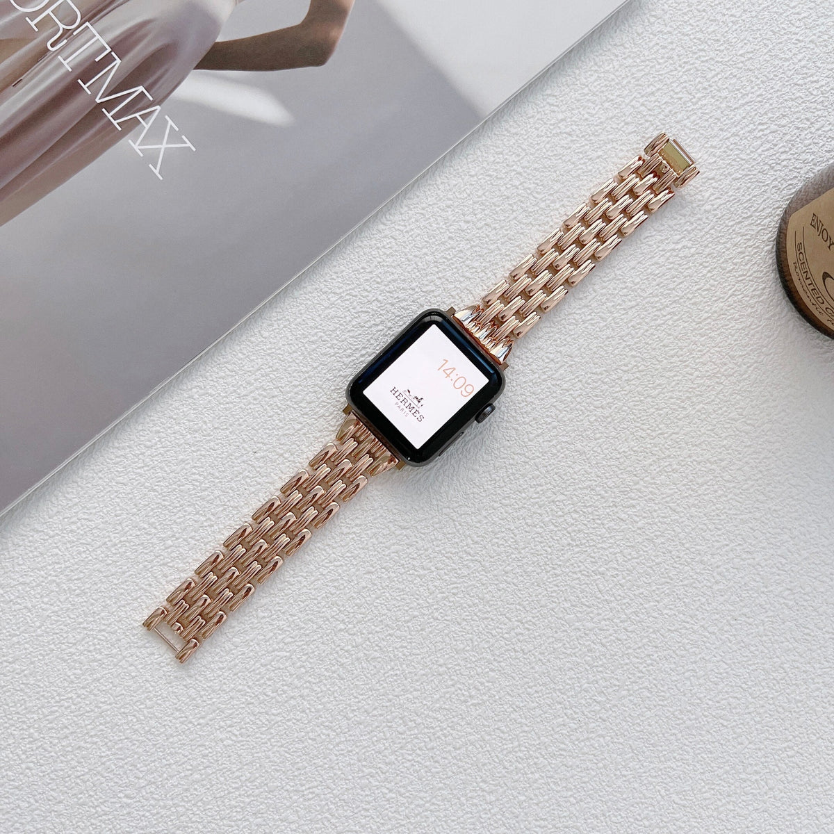 Stainless Steel Luxury Band for Apple Watch – Series 1–11 & Ultra