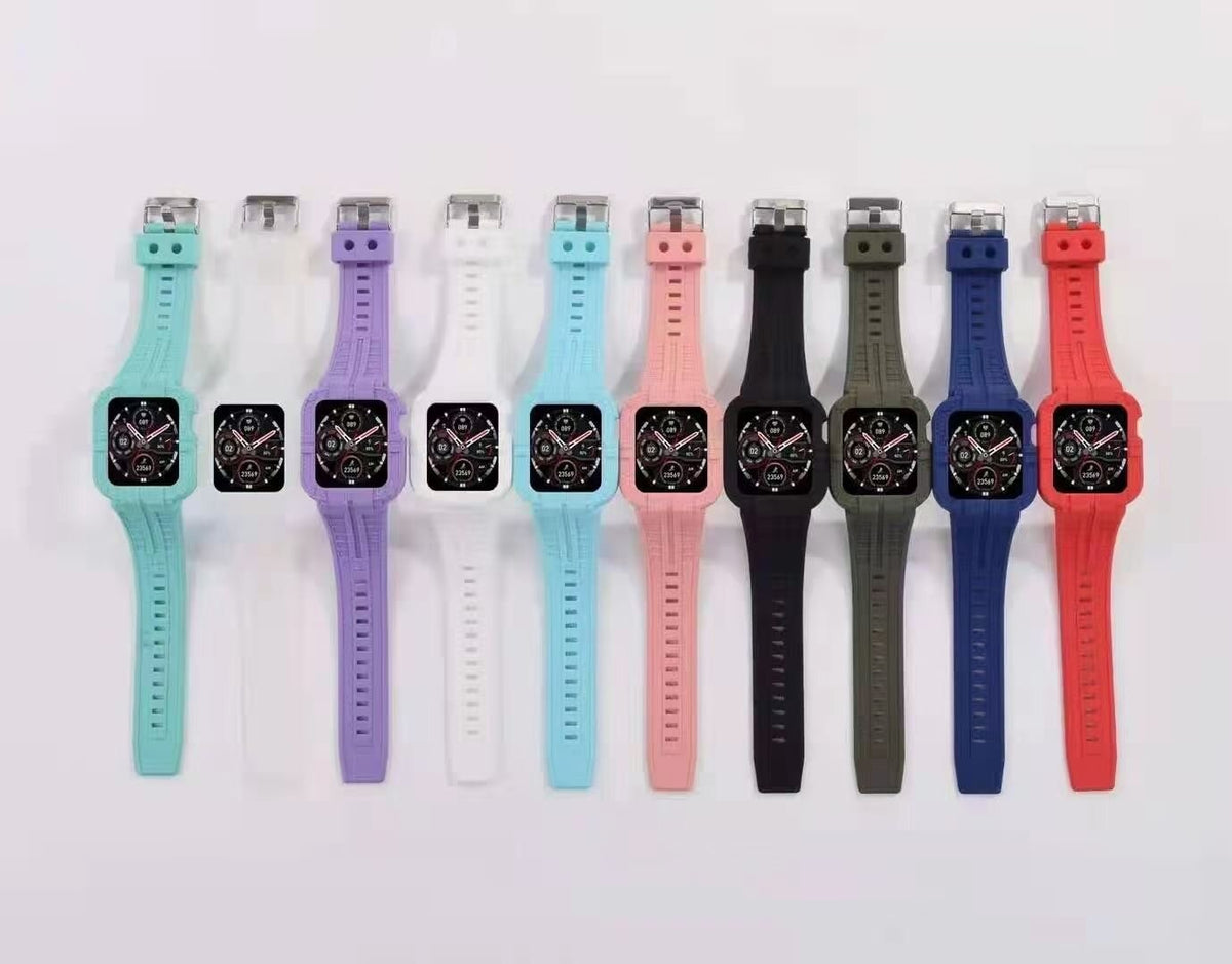Silicone Apple Band+Case 38/40/41 MM - 42/44/45 MM
