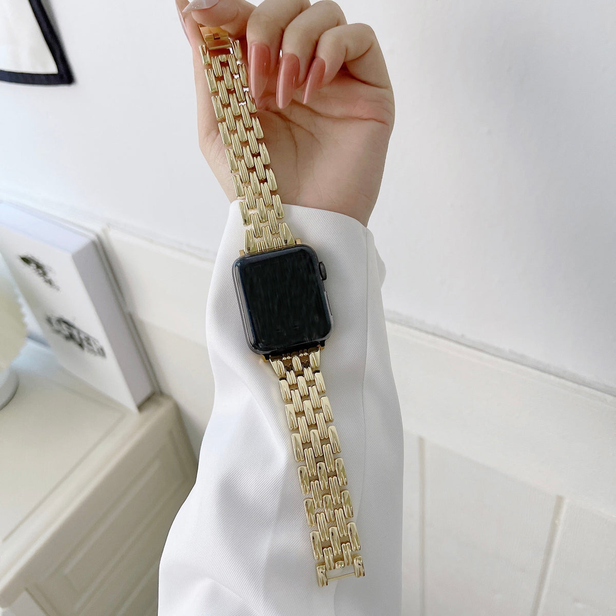 Stainless Steel Luxury Band for Apple Watch – Series 1–11 & Ultra
