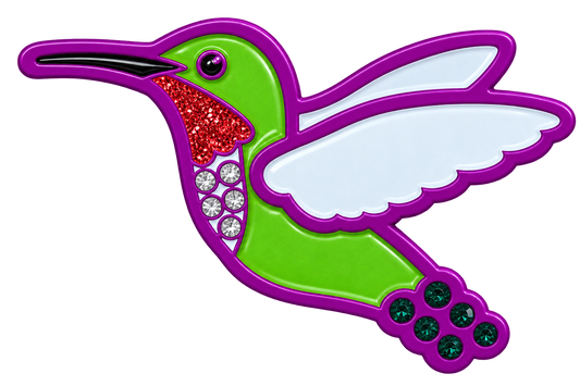 Hummingbird Crystal Ball Marker & Hat Clip by ReadyGOLF