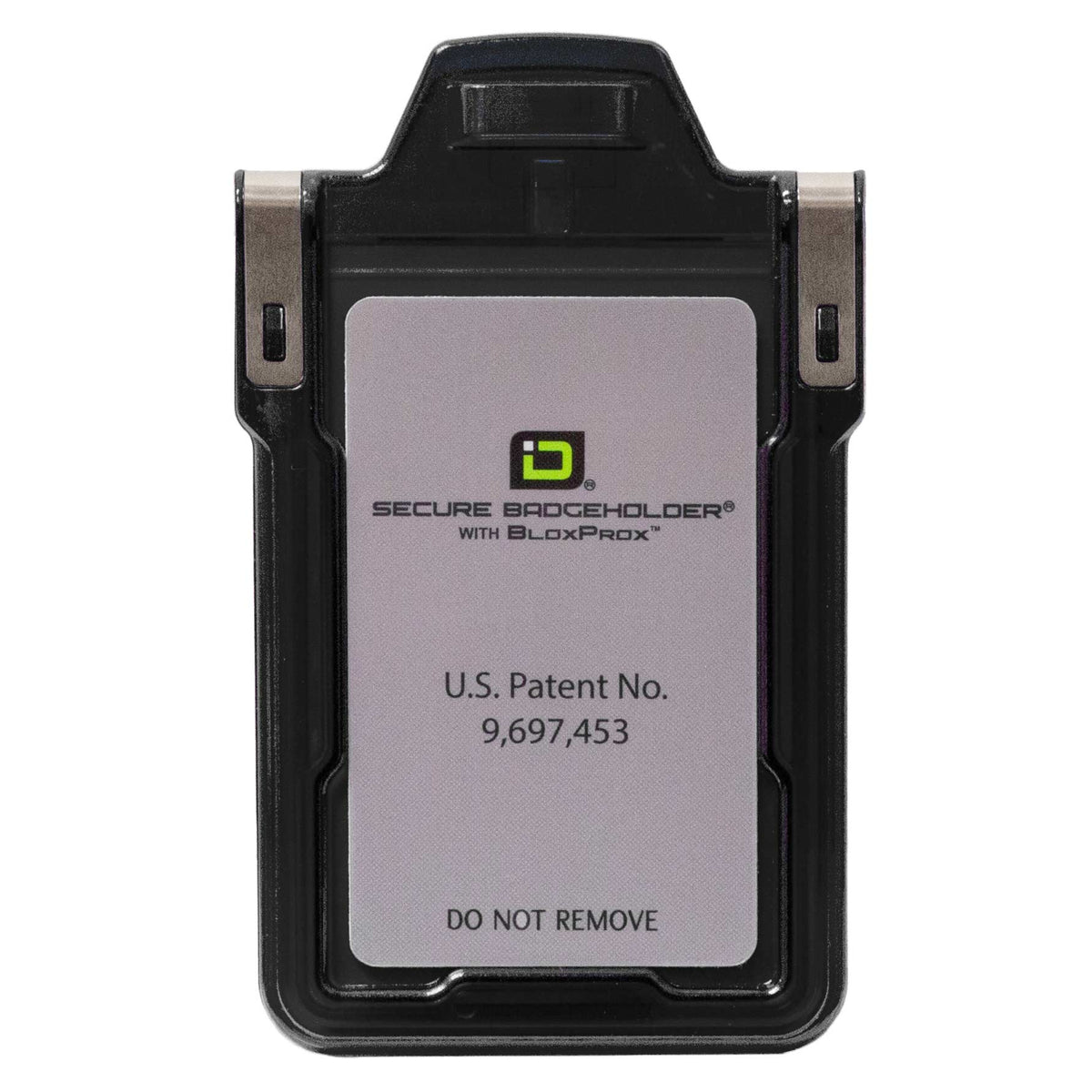 Secure Badge Holder Classic with BloxProx™ - Protects 125Khz HID Prox 1 ID Card Holder