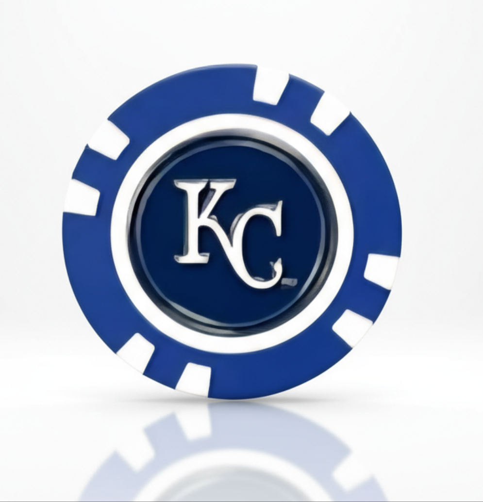 Officially Licensed Kansas CIty Royals Poker Chip Ball Marker
