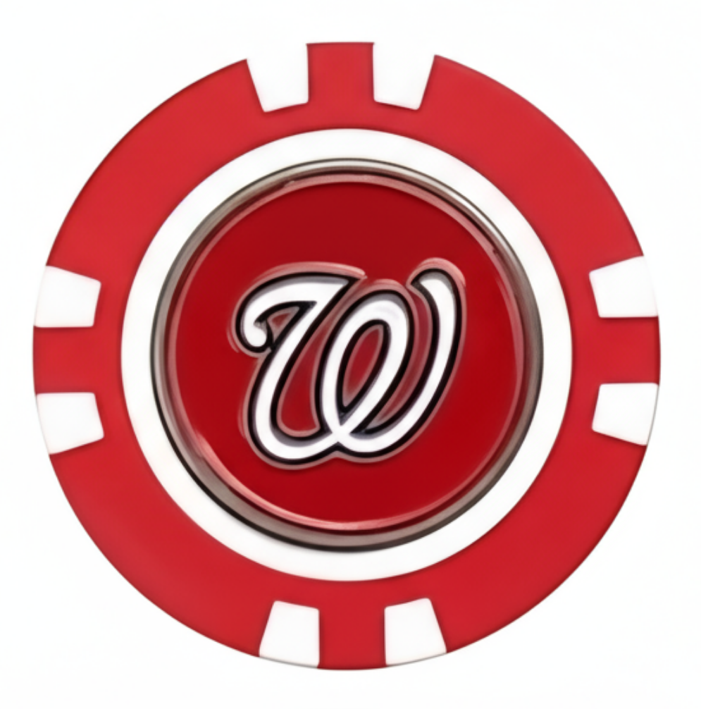 Officially Licensed Washington Nationals Poker Chip Ball Marker