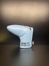 Load image into Gallery viewer, Blue Paper Airplane SEND IT! Headcover
