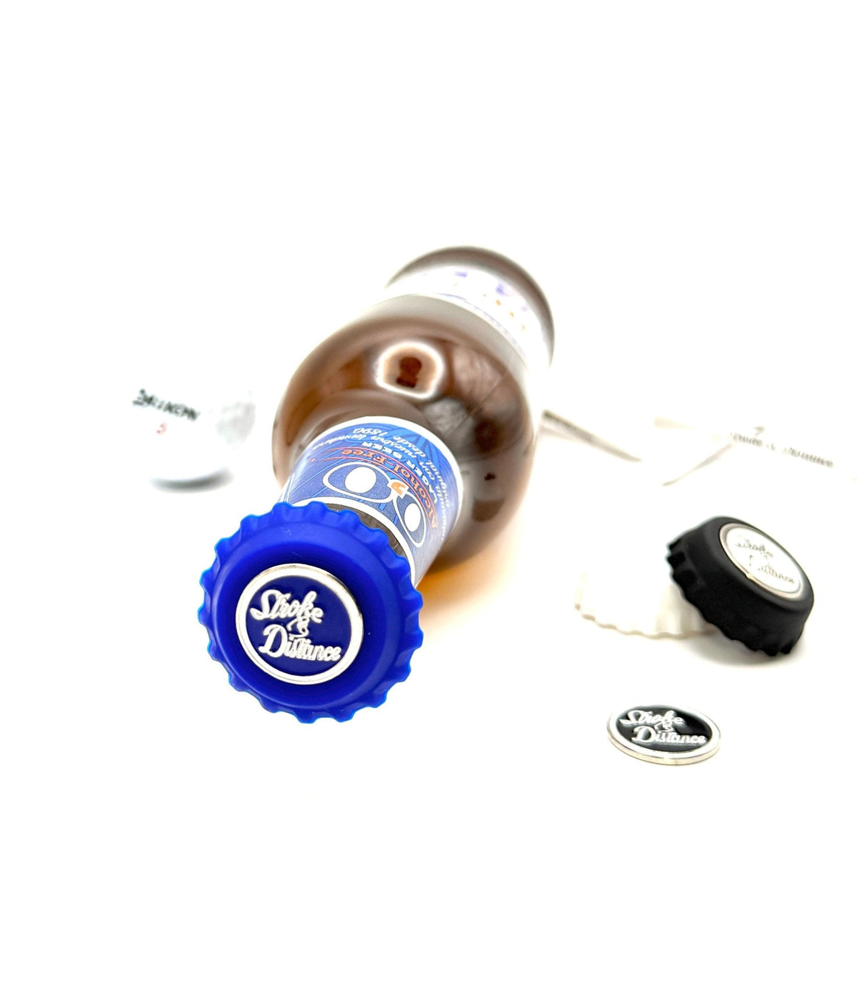 Bottle Cap Tee Double Pack - Keep Beverages Secure & Tee Off in Style!