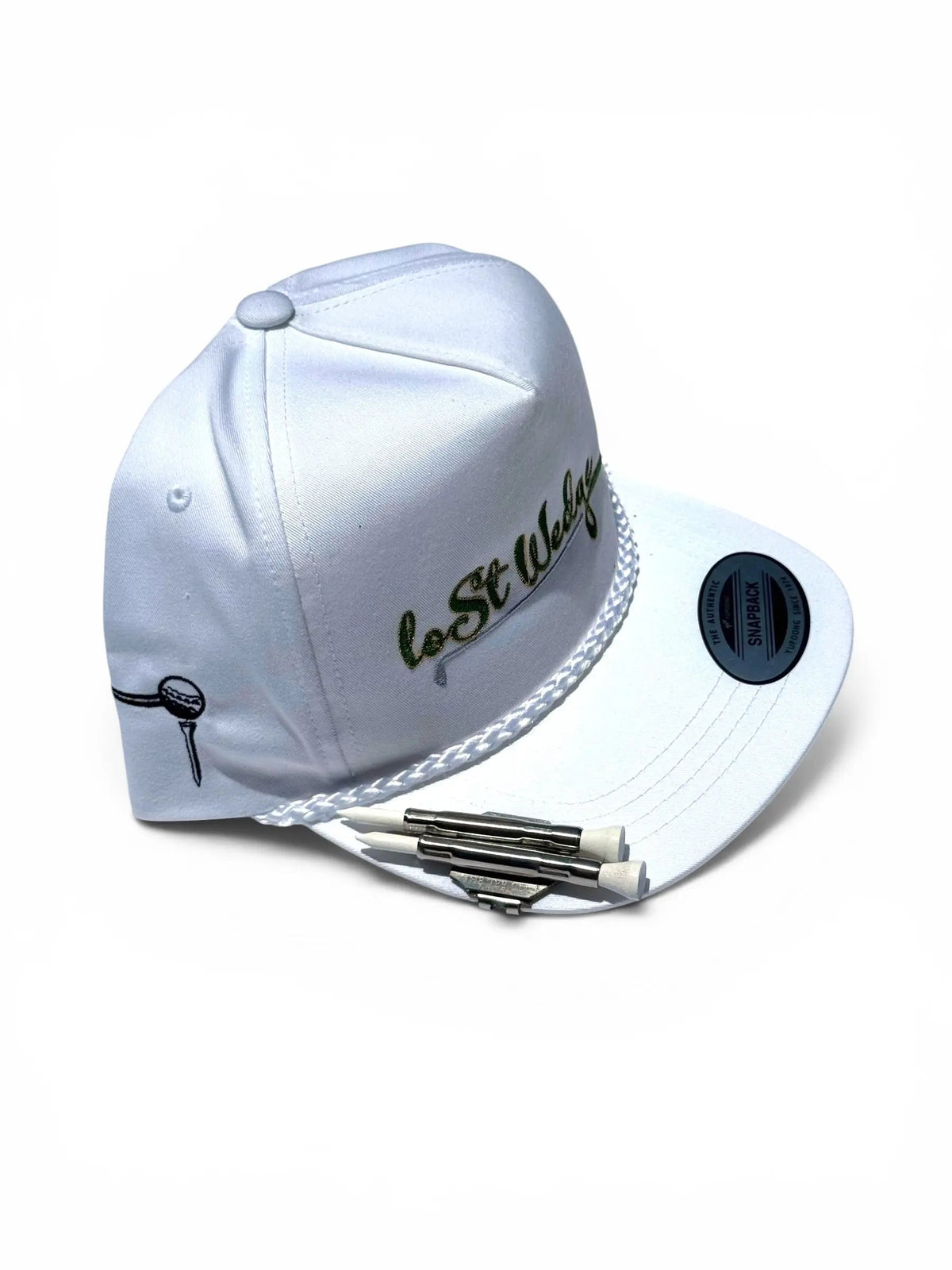 The Tee Clip® V.V | Patent-Pending Magnetic Golf Tee Holder for Hat