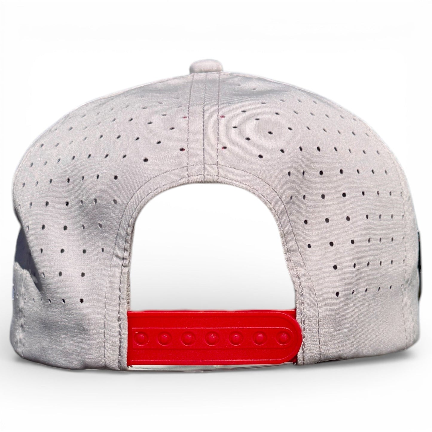 Golf Neon Arrow Sign Golf Hat | Snapback Cap | Built-in Magnetic Ball Marker Holder + Marker Included | Adjustable Light Gray