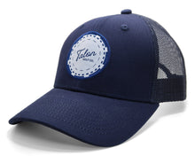 Load image into Gallery viewer, Poker Chip - Navy Blue Trucker Hat
