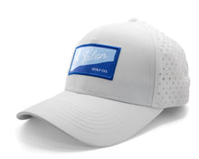 Load image into Gallery viewer, &quot;Fade to Blue&quot; White Talon Performance Hat w/ Split Logo
